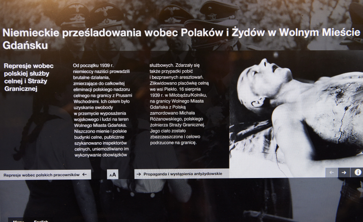 Fragment wystawy głównej w Muzeum II Wojny Światowej w Gdańsku, fot. PAP/A. Warżawa