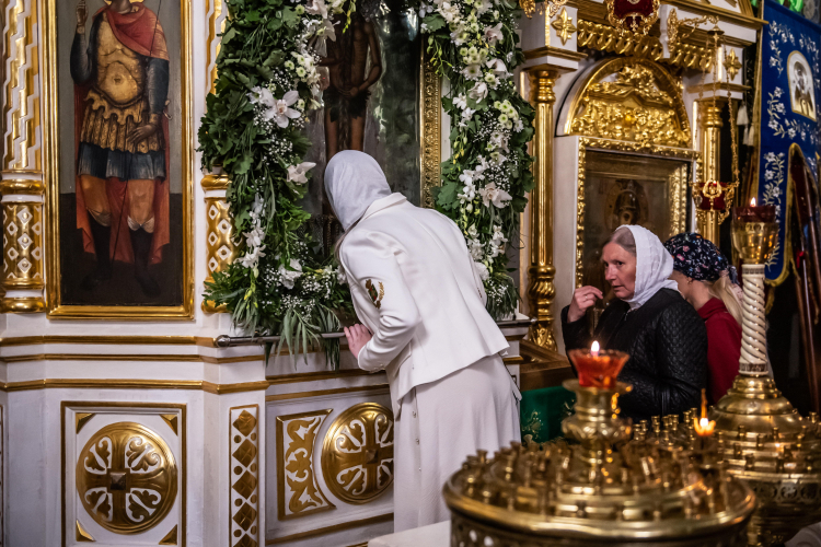Uroczystości w monasterze w Jabłecznej, fot. PAP/W. Jargiło