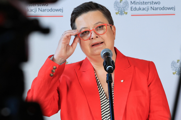 Wiceminister edukacji Katarzyna Lubnauer. PAP/Szymon Pulcyn