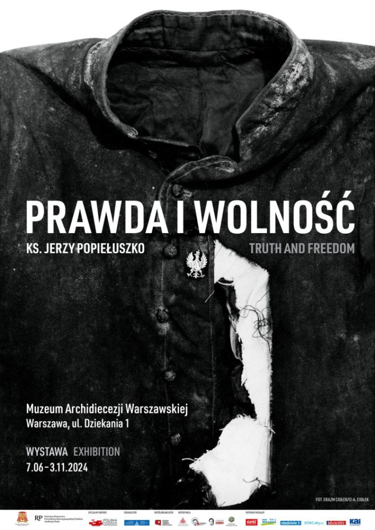 Wystawę "Prawda i wolność. Ksiądz Jerzy Popiełuszko" w Muzeum Archidiecezji Warszawskiej