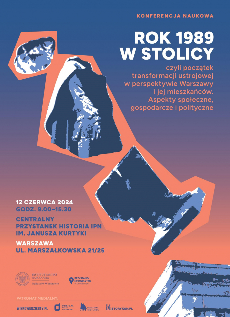 Konferencja Rok 1989 w stolicy, czyli początek transformacji ustrojowej w perspektywie Warszawy i jej mieszkańców. Aspekty społeczne, gospodarcze i polityczne. fot. materiały IPN