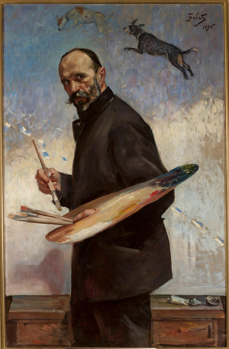 Julian Fałat "Autoportret" (1896) Źródło: zbiory Cyfrowego Muzeum Narodowego w Warszawie