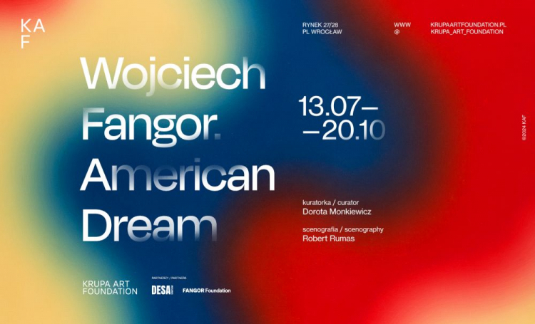 „Wojciech Fangor. American Dream” w Krupa Art Foundation we Wrocławiu