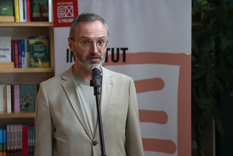 Dyrektor Instytutu Książki Grzegorz Jankowicz. Fot. PAP/Ł. Gągulski