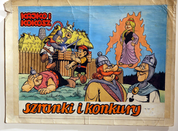 Okładka do komiksu „Kajko i Kokosz - Szranki i konkury cz. I”. PAP/Reprodukcja