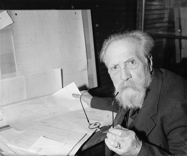 Henryk Arctowski w Waszyngtonie, marzec 1940 r. /Źródło: Wikipedia