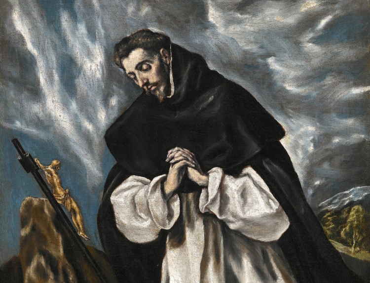 Modlitwa świętego Dominika; obraz El Greca. /Źródło: wikipedia.pl