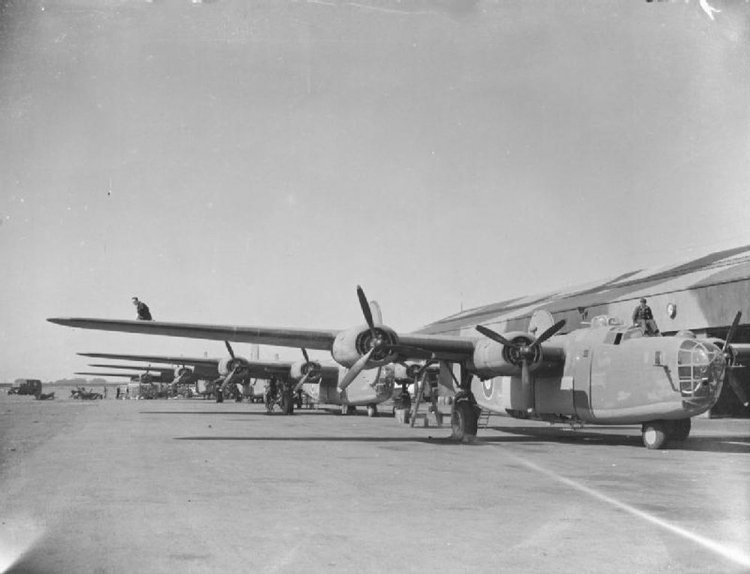 Samoloty B-24 Liberator. Źródło: Wikimedia Commons