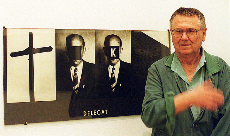 Zdzisław Beksiński, 2002 r. PAP/Andrzej Rybczyński