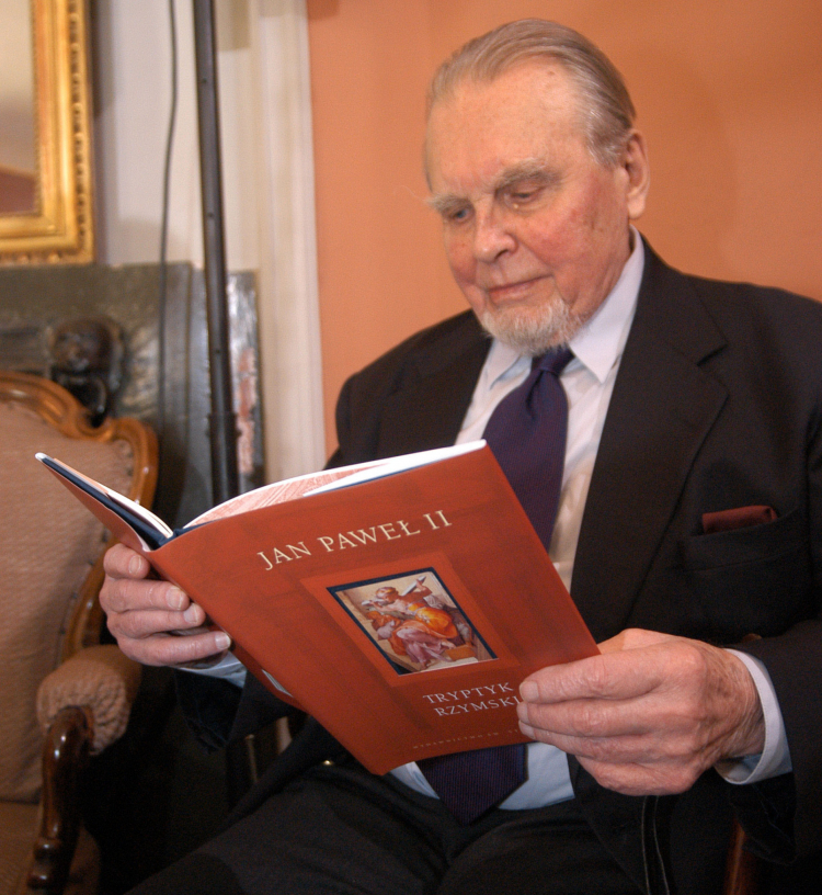 Czesław Miłosz w Krakowie, fot. PAP/J. Bednarczyk