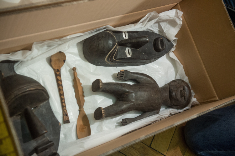 Eksponaty z Muzeum Archeologicznego i Etnograficznego w Łodzi PAP/Grzegorz Michałowski