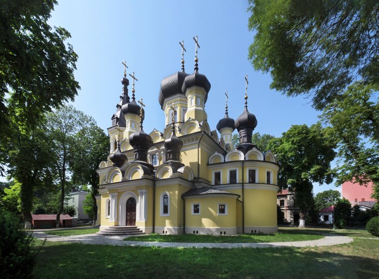 Prawosławna cerkiew Zaśnięcia Najświętszej Maryi Panny (Zaśnięcie Bogurodzicy) w Hrubieszowie. Fot. PAP/Afa Pixx/Z. Żyburtowicz 