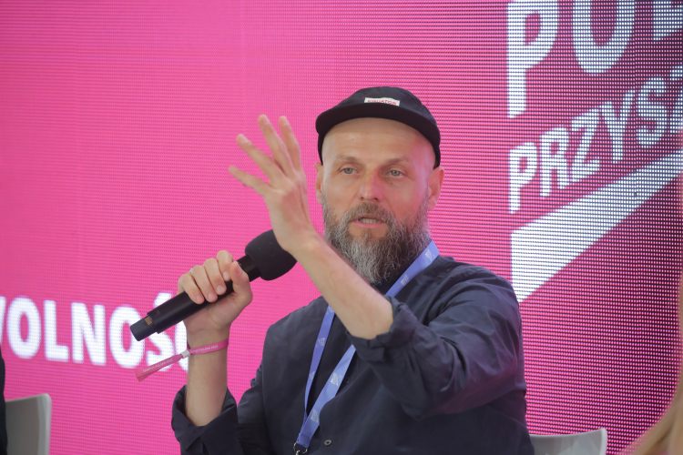 Reżyser Iwan Wyrypajew, Olsztyn 2022 r. PAP/Tomasz Waszczuk