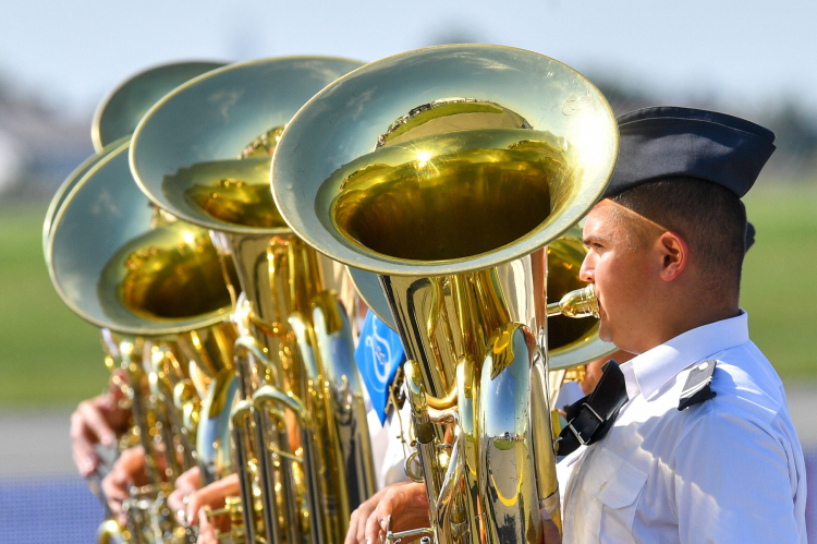 Orkiestra Reprezentacyjna Sił Powietrznych. PAP/Radek Pietruszka