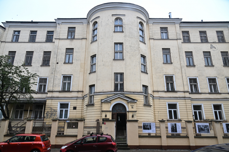 Przyszła siedziba Muzeum Getta Warszawskiego, dawny szpital Bersohnów i Baumanów w Warszawie. PAP/Radek Pietruszka