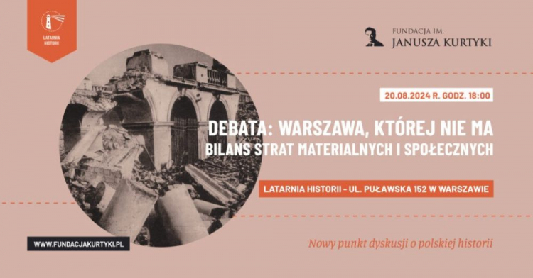 Dyskusja „Warszawa, której nie ma. Bilans strat materialnych i społecznych”