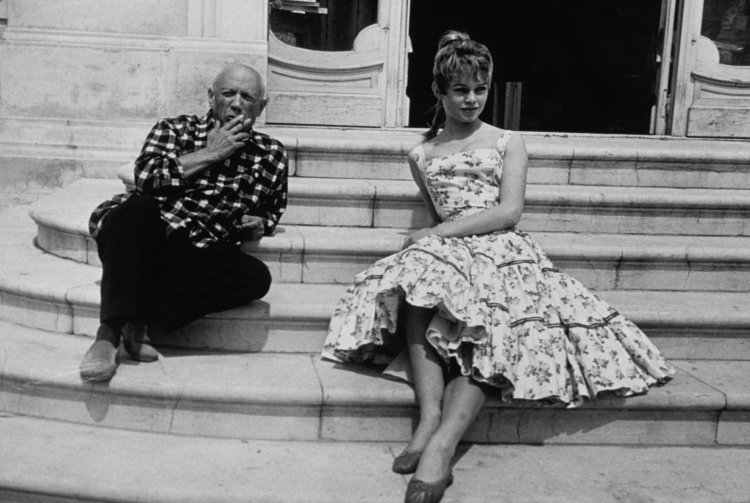 Brigitte Bardot I Pablo Picasso, 1955 r. PAP