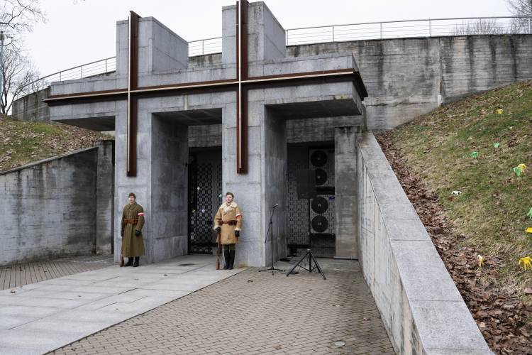 Kolumbarium na terenie Parku Pamięci w wileńskich Tuskulanach. PAP/Valdemar Doveiko