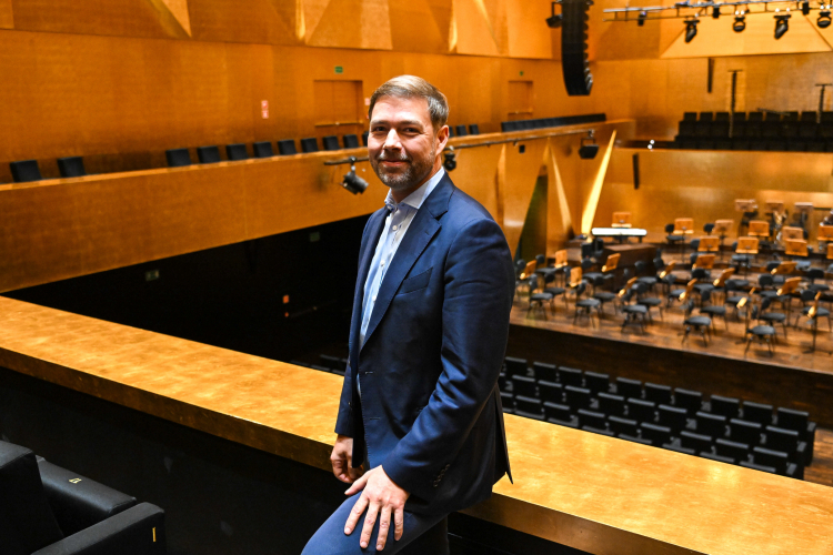 Dyrektor naczelny i artystyczny Filharmonii im. Mieczysława Karłowicza Przemysław Neumann. Fot. PAP/M. Bielecki