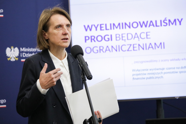 Ministra kultury i dziedzictwa narodowego Hanna Wróblewska, fot. PAP/T. Gzell