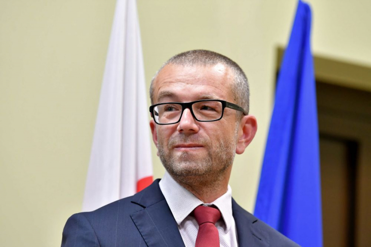 Dyrektor Muzeum Historyczno-Archeologicznego w Ostrowcu Świętokrzyskim Andrzej Przychodni. Fot. PAP/P. Polak