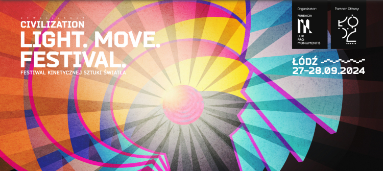 Plakat 14. Light.Move.Festival. Materiały organizatora.
