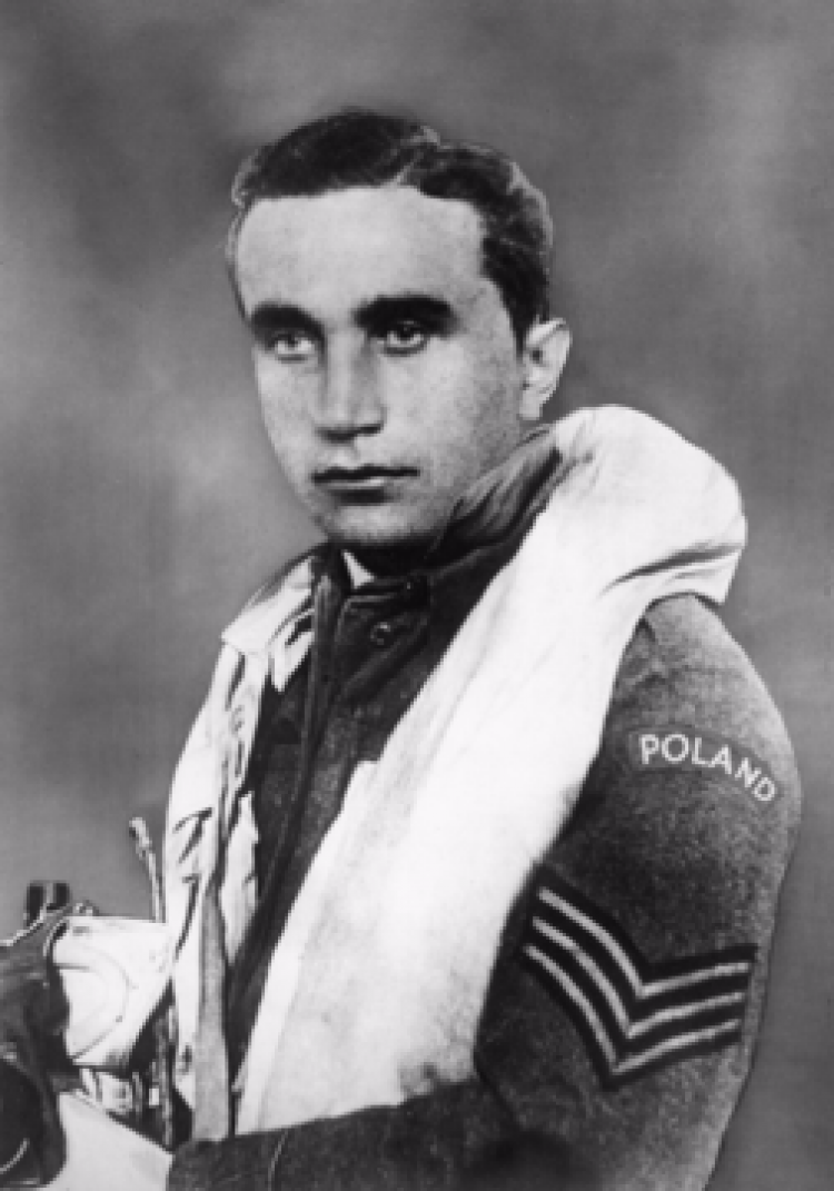  Josef František, czeski pilot w dywizjonie 303, fot. Wikipedia