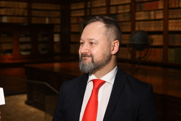 Dyrektor Biblioteki Narodowej Tomasz Makowski. Fot. PAP/R. Pietruszka