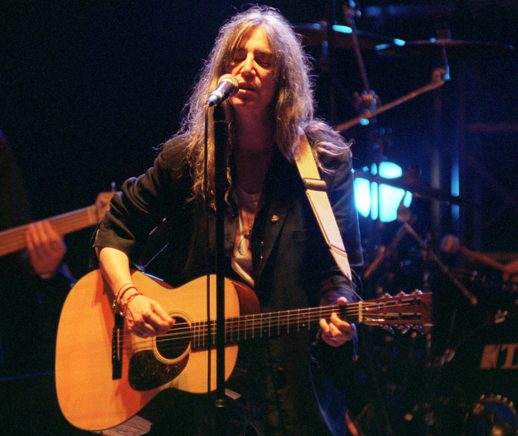 Koncert Patty Smith w Sali Kongresowej w Warszawie 2002 r. PAP/ Jacek Turczyk