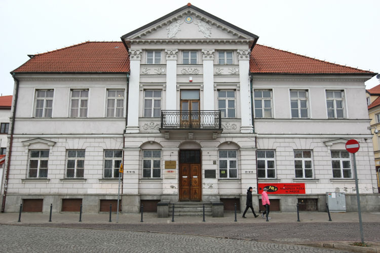 Biblioteka im. Zielińskich Towarzystwa Naukowego Płockiego w Płocku. PAP/Marcin Bednarski