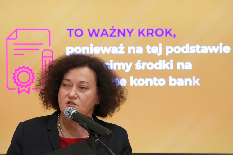 Dyrektor Instytutu Teatralnego im. Zbigniewa Raszewskiego Elżbieta Wrotnowska-Gmyz. Fot. PAP/T. Gzell