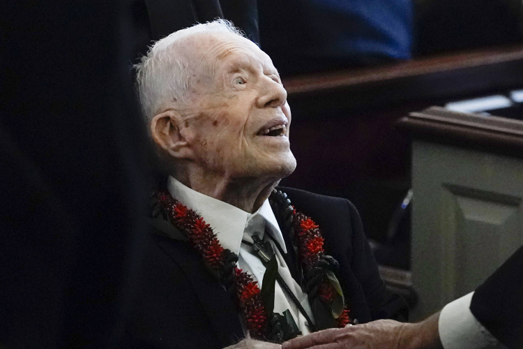 Jimmy Carter, fot. AP POOL/EPA/PAP/A. Brandon