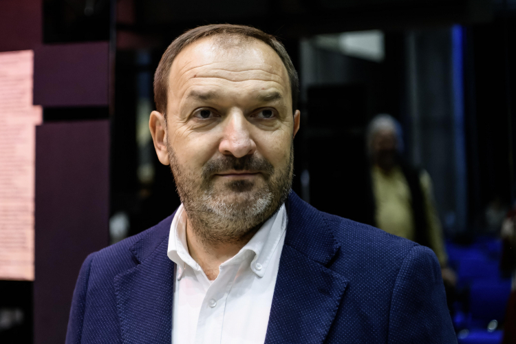 Dyrektor Instytutu Polskiego w Kijowie Jarosław Godun. PAP/Vladyslav Musiienko