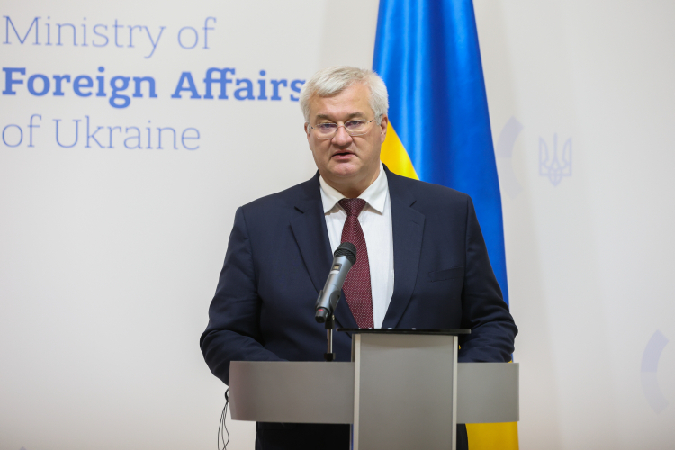 Minister spraw zagranicznych Ukrainy Andrij Sybiha PAP/Viktor Kovalchuk