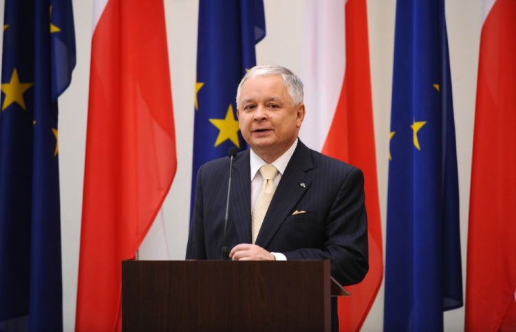 Prezydent Lech Kaczyński. Fot. PAP/J. Turczyk