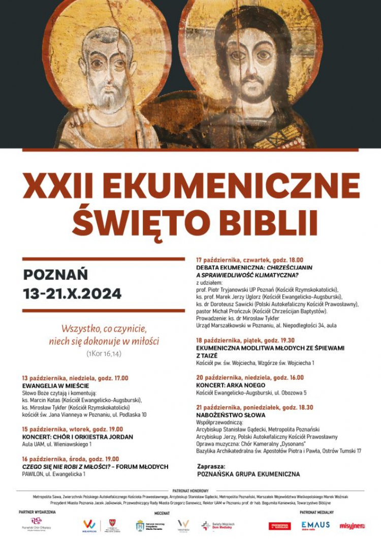 XXII Ekumeniczne Święto Biblii w Poznaniu