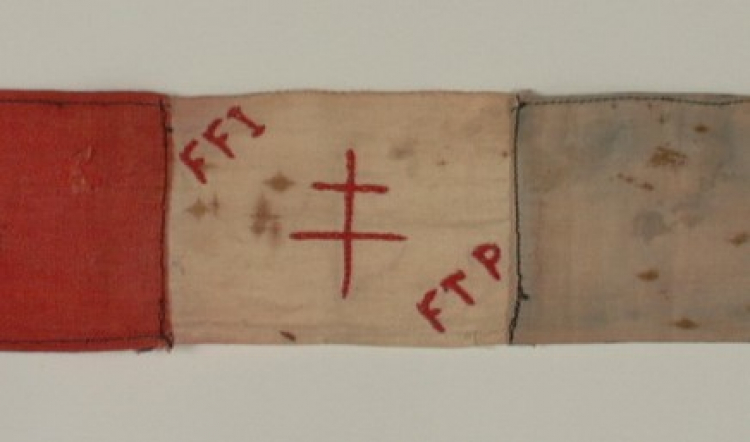 Opaska bojownika FTP-FFI /Źródło: Wikipedia