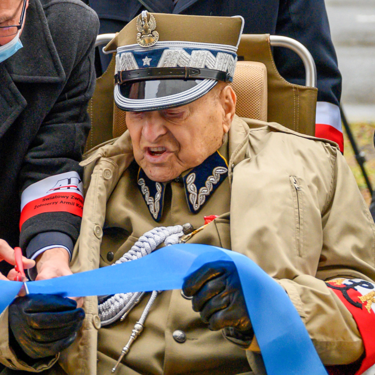 Gen. Zdzisław Baszak (1920-2024), zdjęcie z 2021 r., fot. PAP/P. Topolski