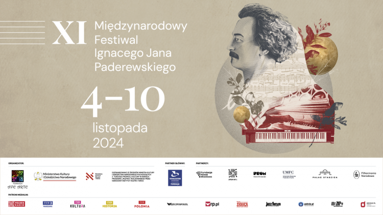 XI Międzynarodowy Festiwal Ignacego Jana Paderewskiego, 4-10 listopada 2024, fot. Materiały prasowe