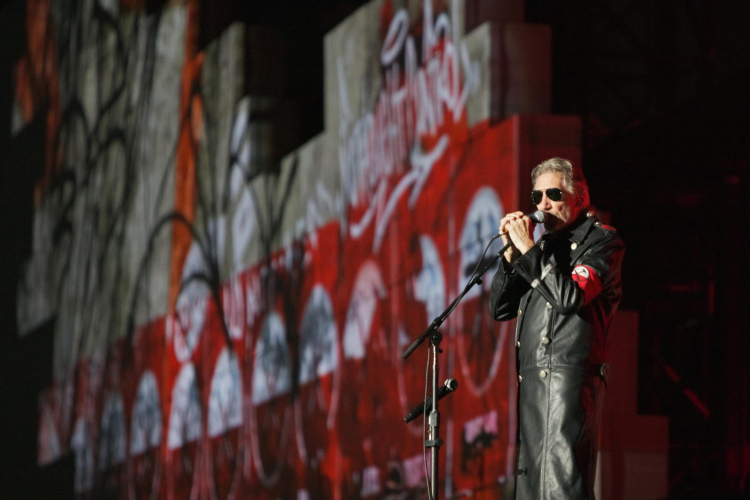 Roger Waters, były członek zespołu Pink Floyd (w 2013 r.), fot. PAP/EPA/ANSA/S. Constantino
