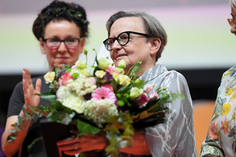 Agnieszka Holland i Olga Tokarczuk, fot. PAP/G. Michałowski