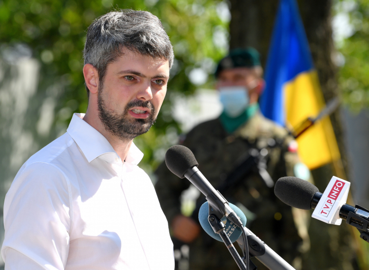 Anton Drobowycz, szef ukraińskiego Instytutu Pamięci Narodowej (IPNU), fot. PAP/D. Delmanowicz