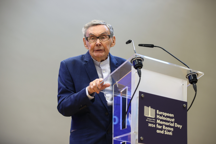 Marian Turski, więzień KL Auschwitz-Birkenau, działacz społeczny, dziennikarz, fot. PAP/Ł. Gągulski