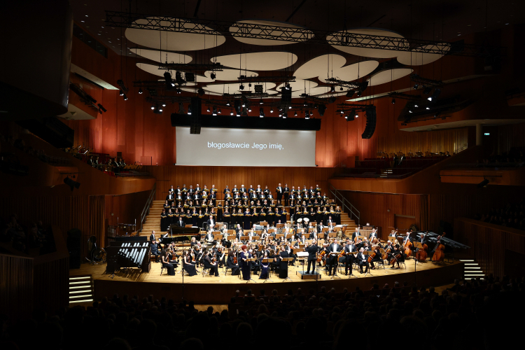 Koncert rozpoczynający 6. Międzynarodowy Festiwal Muzyki Europy Środkowo-Wschodniej „Eufonie” w Centrum Kongresowym ICE w Krakowie. Fot. PAP/Art Service