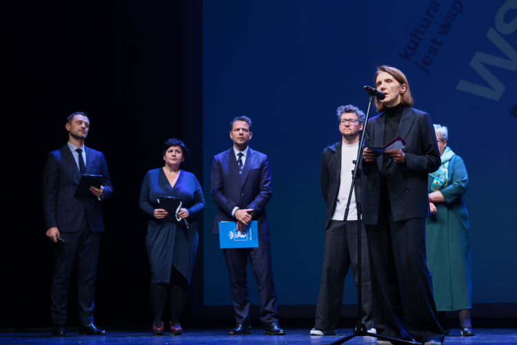 Hanna Wróblewska, ministra Kultury i Dziedzictwa Narodowego na otwarciu Współkongresu Kultury, fot. PAP/L. Szymański