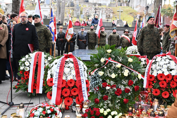 Uroczystości z okazji Narodowego Święta Niepodległości w Wilnie, fot. PAP/V. Doveiko