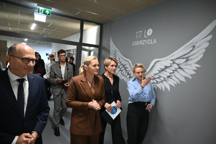 Barbara Nowacka, ministra edukacji narodowej w Gdyni, fot. PAP/A. Warżawa