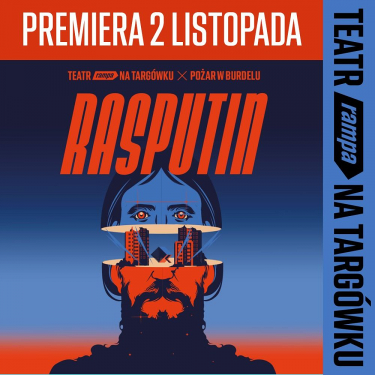 Spektakl "Rasputin" w warszawskim Teatrze Rampa