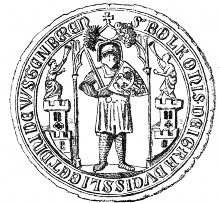 Pieczęć Bolka I Surowego z 1298. /Źródło: Wikipedia
