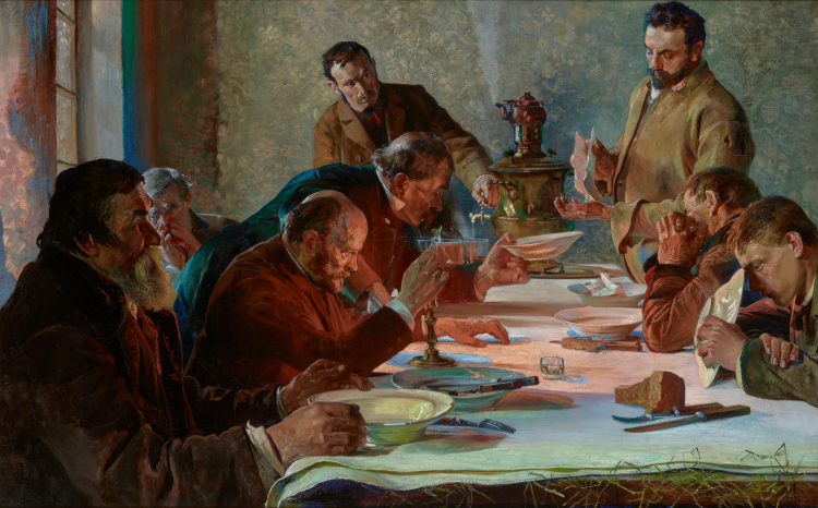 Jacek Malczewski „Wigilia na Syberii” /Źródło: wikipedia